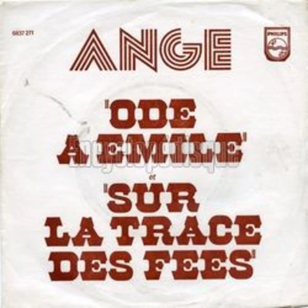Pochette : Ode à Émile (45 tours)