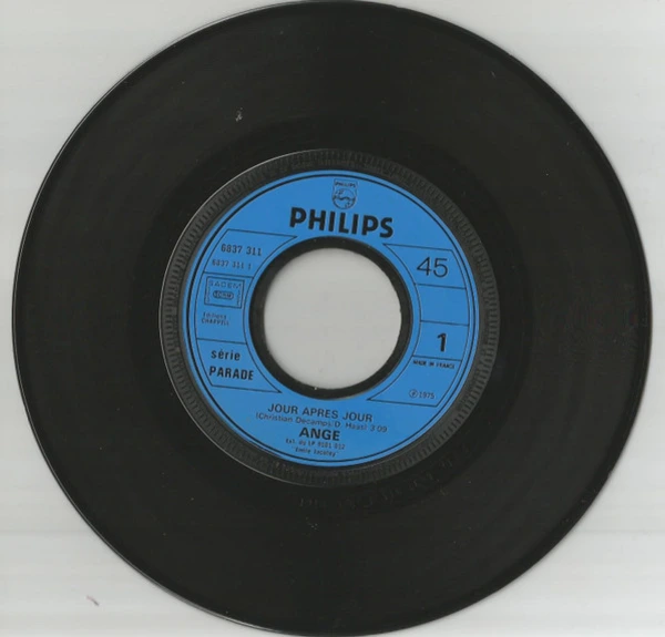 Pochette : Jour après jour (45 tours)