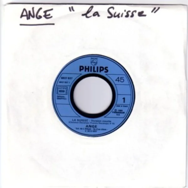 Pochette : La Suisse (45 tours)
